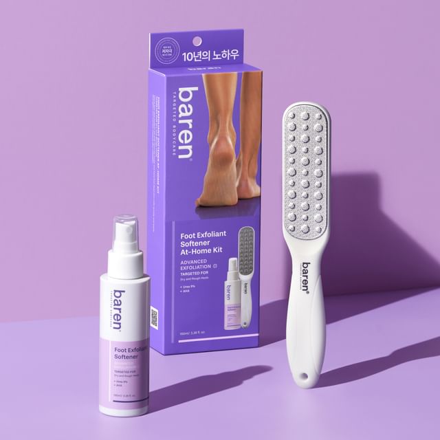 baren-Foot Callus Eraser Home Set - Fuß-Hornhautentferner