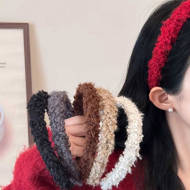 Gemsha-Plain Fleece Headband