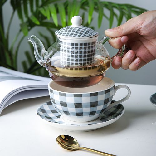 CC Fine Tea  Glass Teapot & Infuser - CC Fine Tea