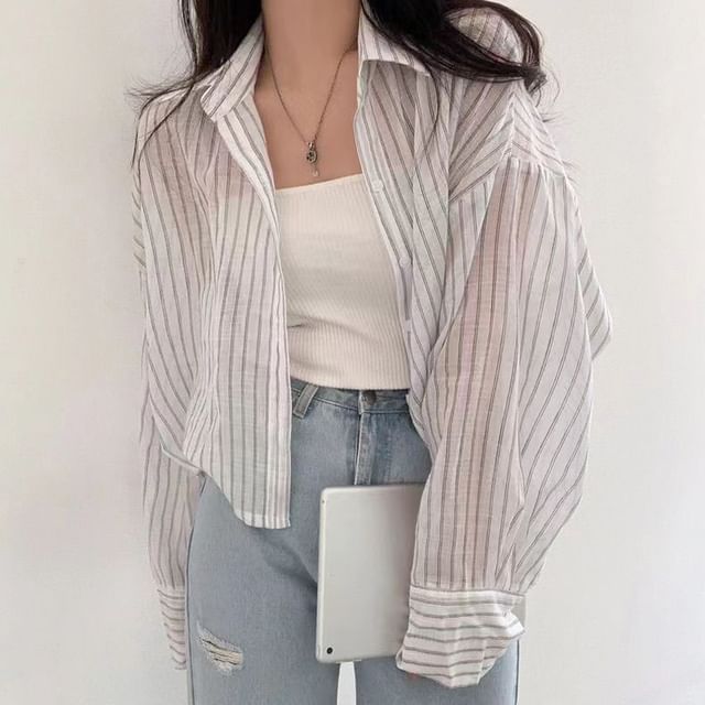 Everose-Striped Shirt
