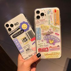 Huella - Label Phone Case For iPhone SE / 7 / 7 Plus / 8 / 8 Plus / X / XS / XR / XS Max / 11 / 11 Pro / 11 Pro Max Huella - Label Phone Case For iPhone SE / 7 / 7 Plus / 8 / 8 Plus / X / XS / XR / XS Max / 11 / 11 Pro / 11 Pro Max