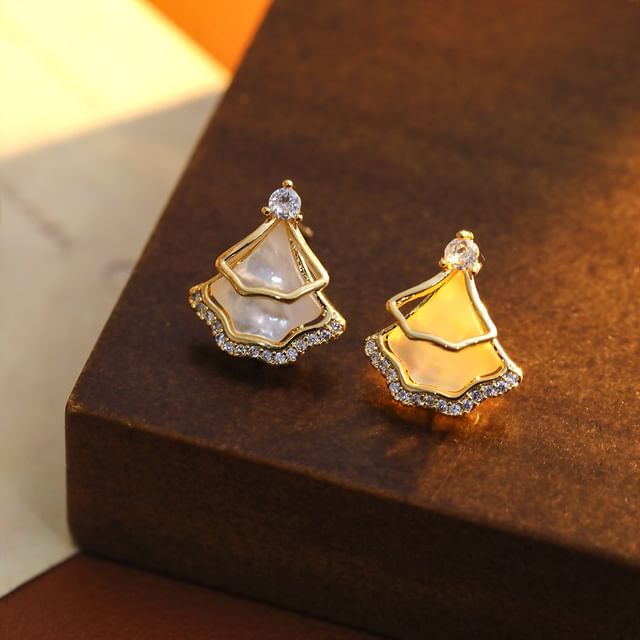 Forainer-925 Sterling Silver CZ Stud Earring