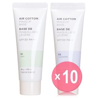 THE FACE SHOP - Air Cotton Makeup Base SPF30 PA++ (2 Colors) (x10) (Bulk Box)