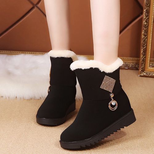 Rhinestone hot sale snow boots