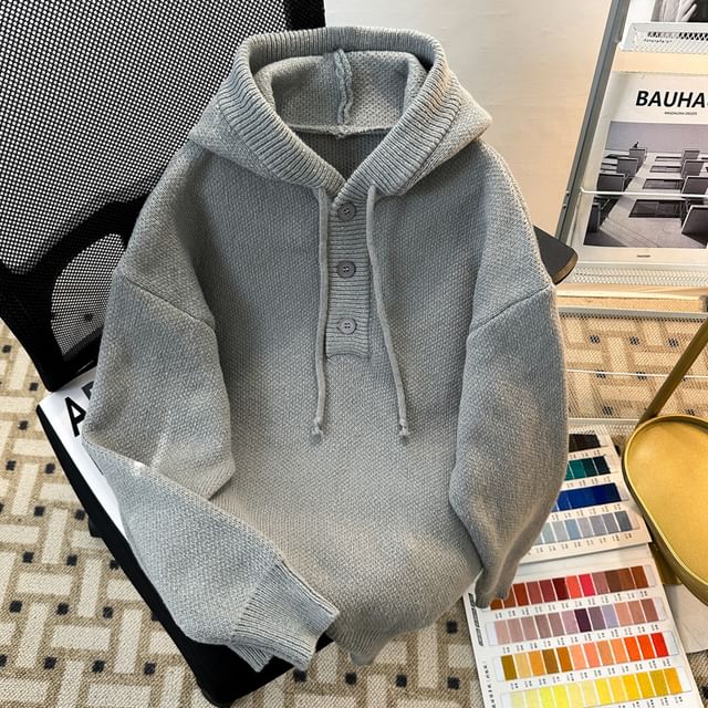 Plummie-Henley Plain Hooded Sweater