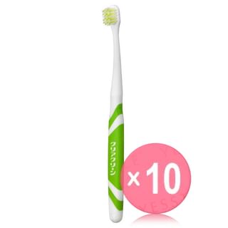 Kao - Clear Clean Tooth Surface & Gap Plus Super Compact Toothbrush 10pcs Bundle Set