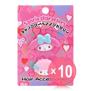 ASUNAROSYA - Sanrio My Melody & My Sweet Piano Hair Tie (x10) (Bulk Box)