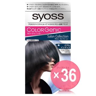 syoss - Colorgenic Milky Hair Color MI03 Metal Indigo (x36) (Bulk Box)