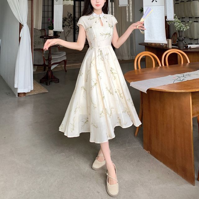 linen clothing dresses Linen White Wedding Dress| Wedding Gowns S / White / Lace