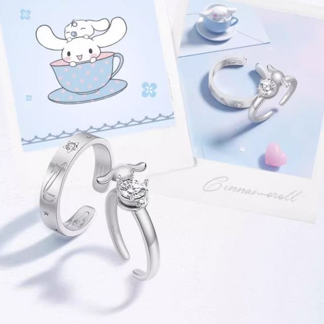 TIDECOLOR Set: Sanrio Melody Cinnamoroll Rhinestone Couple