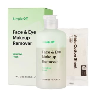NATURE REPUBLIC - Simple Off Face & Eye Makeup Remover Sensitive Fresh Special Set