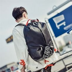 SUNMAN - 印花拼接背包 SUNMAN - 印花拼接背包