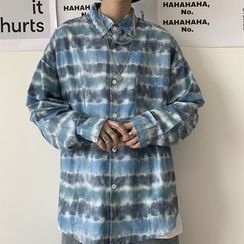 Banash - 長袖條紋襯衫 Banash - 長袖條紋襯衫