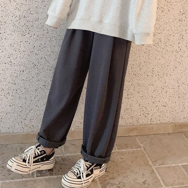 Glotto-High Rise Wide Leg Pants