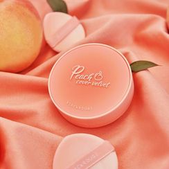 BLACK ROUGE - Peach Cover Velvet Cushion - 2 Colors BLACK ROUGE - Peach Cover Velvet Cushion - 2 Colors