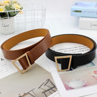 Kinoxslone-Faux Leather Belt