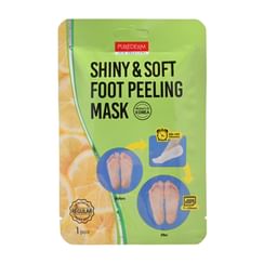 PUREDERM - Shiny & Soft Foot Peeling Mask, masque peeling pour les pieds (1 paire)