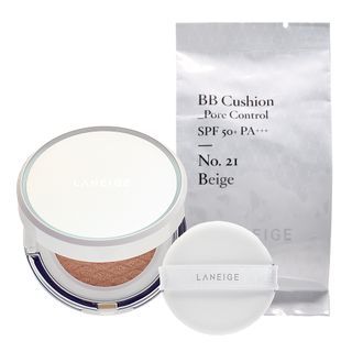 LANEIGE - BB Cushion Pore Control SPF50+ PA+++ With Refill (#21 Beige)