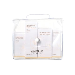 HEVEBLUE - Salmon Caring Centella Special Travel Kit Bag Set