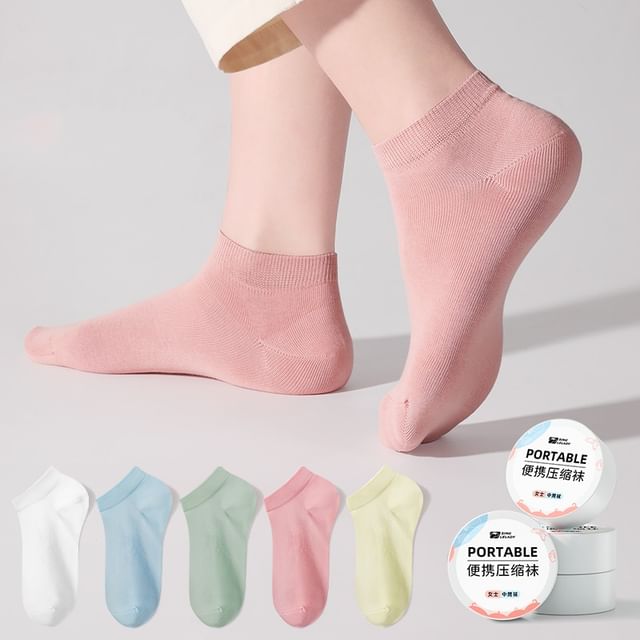 Aucucci-Travel Plain Disposable Socks Various Designs Set