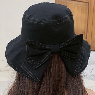 Rofuka-Pinstriped Bucket Hat