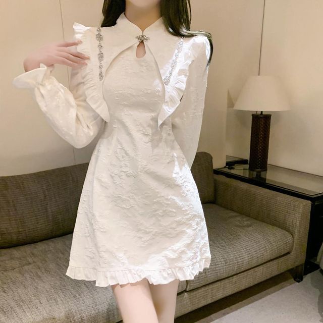 chinese dress ladies Vespera Long Lace Dress main image 1