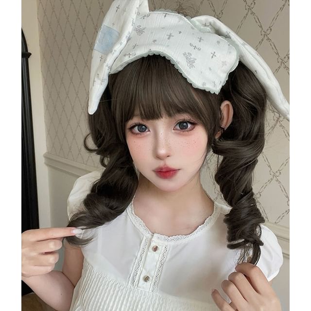 Jellyfish-Medium Curly Full Wig