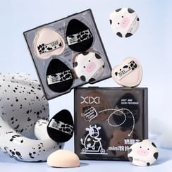 xixi - Cow Seties Mini Puff Set - 5 pcs