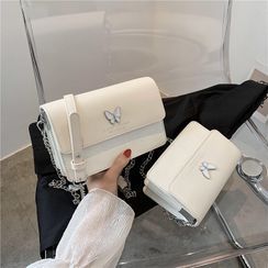 NewTown - Butterfly Flap Crossbody Bag NewTown - Butterfly Flap Crossbody Bag