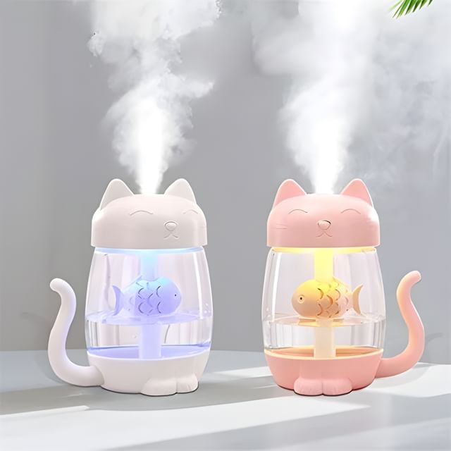 Kawaii Cat Lamp USB Air Humidifier - Limited Edition