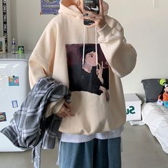 MIKAEL - Cartoon Print Hoodie MIKAEL - Cartoon Print Hoodie