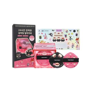 TONYMOLY - Skin Tone Fixing Cover Cushion Set Zootopia Edition - 3 Colors