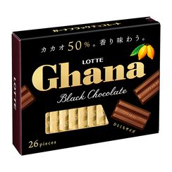 LOTTE - Ghana Black Execellent Chocolate (Pack of 26) LOTTE - Ghana Black Execellent Chocolate (Pack of 26)
