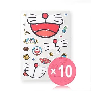 ASUNAROSYA - I'm DORAEMON Decoration Sticker for Mask (x10) (Bulk Box)