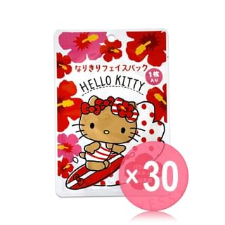 ASUNAROSYA - Sanrio Hello Kitty Sun Burned Narikiri Face Pack (x30) (Bulk Box)