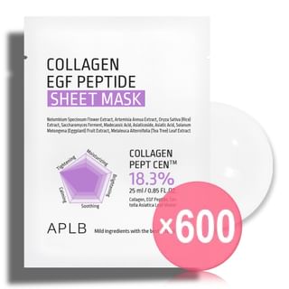 APLB - Collagen EGF Peptide Sheet Mask (x600) (Bulk Box)