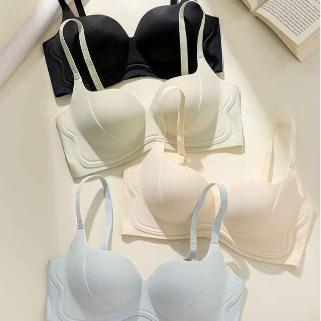 Gecko-Plain Seamless Wireless Bra
