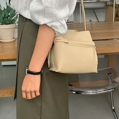 FROMBEGINNING - Drawcord Pleather Bucket Bag FROMBEGINNING - Drawcord Pleather Bucket Bag