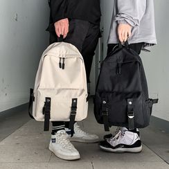 Carryme - 飾扣純色背包 Carryme - 飾扣純色背包