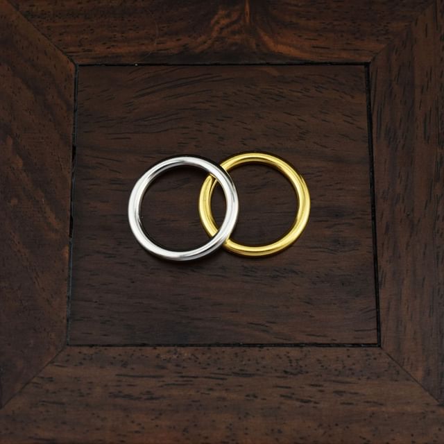Juanitro-Stainless Steel Glossy Ring
