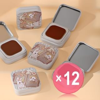 YIGU DIGU - Diary Series Metal Box Blush & Lip Cream - 6 Colours (x12) (Bulk Box)