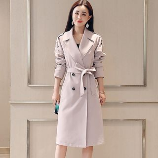 Korean Duster Jacket Dress Elegant Women's Trench Coat Korean Style Long  Overcoat, Autumn/Winter Fashion, Black Knee-Length Outerwear Shop Now!