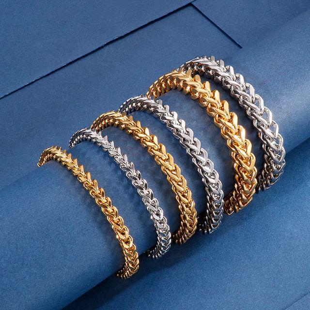 Tenri-Plain Chain Necklace Bracelet
