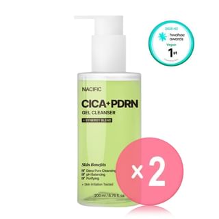 Nacific - Cica PDRN Gel Cleanser 2pcs Bundle Set