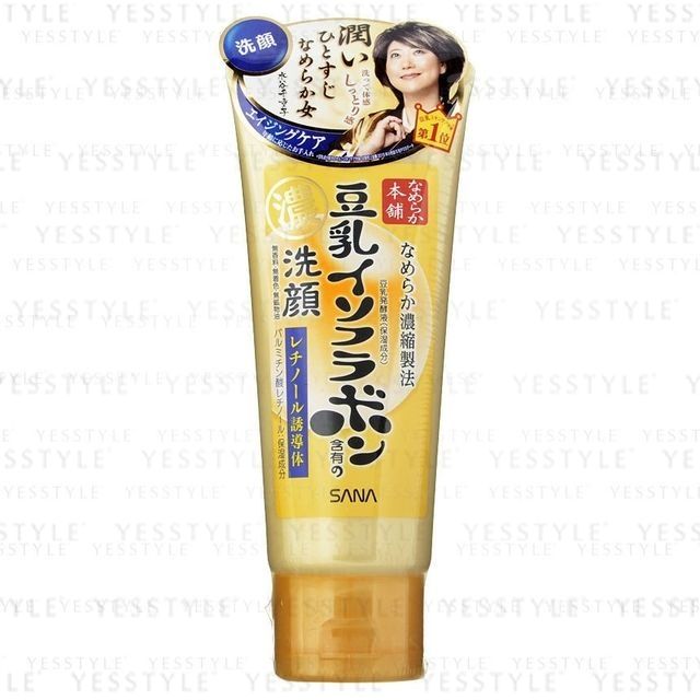 SANA Wrinkle Soy Milk Care Face Wash YesStyle