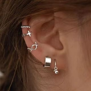 Parskletie-925 Sterling Silver Huggie Earring