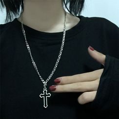 Porstina - Cross Pendant Chain Necklace Porstina - Cross Pendant Chain Necklace