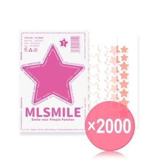 MLSMILE - Smile Star Pimple Patches - 2 Colors (x2000) (Bulk Box)