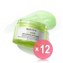 SKINTIFIC - 3X Acid Anti-Acne Gel Moisturizer (x12) (Bulk Box)