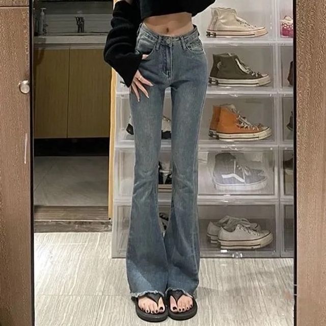 Keiko Girl-Mid Rise Flared Jeans
